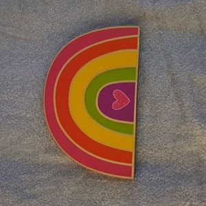 Wooden rainbow room decor